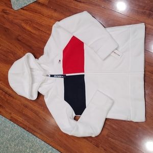 NWT size L Tommy Hilfiger zip up fleece jacket